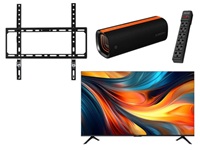 KIT TV XIAOMI 50 LED + BOCINA + RACK + REGLETA